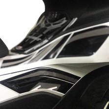 Gp Kompozit Honda Pcx 125 2021-2024 Uyumlu Yan Ayak Pad Gri
