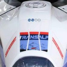 Gp Kompozit Honda XL750L Transalp 2023-2024 Uyumlu Tank Pad Beyaz