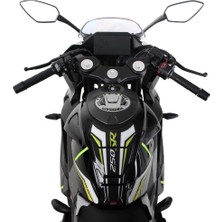 Gp Kompozit Cf Moto 250 Sr 2020-2024 Uyumlu Tank Pad Seti Turuncu - Mavi