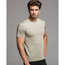 Thermoform Microfiber Kısa Kol Fanila HZT18003 - Beden: S | Renk: Bej