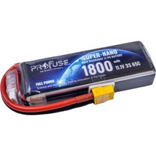 Profuse 3s 11.1V Lipo (Li-Po) Lityum Polimer Batarya - 1800MAH, 65C