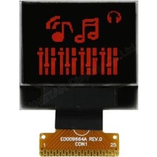 Winstar 0.95 Inç Cog OLED Ekran - 96X64, Kırmızı