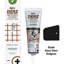 Hazır Derz Dolgu Tüpü Siyah 400 gr – Hızlı Kuruyan Derz Tamir ve Yenileme Tüpü