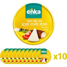 Enka Gurme Üçgen Eritme Peyniri Yarım Yağlı - 6 x 15.g 10 Lu Paket