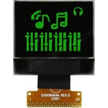 Winstar 0.95 Inç Cog OLED Ekran - 96X64, Yeşil
