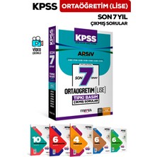 Marka Yayınları 2026 Kpss Ortaöğretim-Lise Son 7 Sınav Ösym Tıpkı Basım Çıkmış Sorular | Kpss Branş Deneme Seti Hediye