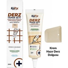 Hazır Derz Dolgu Tüpü Krem 250 gr – Hızlı Kuruyan Derz Tamir ve Yenileme Tüpü