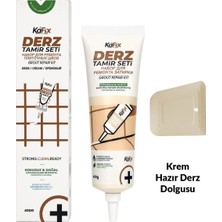 Hazır Derz Dolgu Tüpü Krem 400 gr – Hızlı Kuruyan Derz Tamir ve Yenileme Tüpü