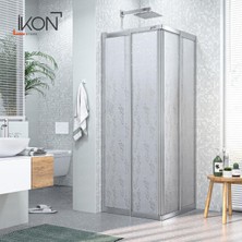 ikon Krom Kare | Mika Cam Duş Kabini H:180