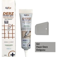 Hazır Derz Dolgu Tüpü Gri 250 gr – Hızlı Kuruyan Derz Tamir ve Yenileme Tüpü