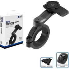 Quadlock Motosiklet Scooter Gidon Bağlantılı Pro Large Telefon Tutucu Seti