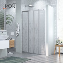 ikon Krom 2 Sabit 2 Sürgü |  Mika Cam Duş Kabini H:180