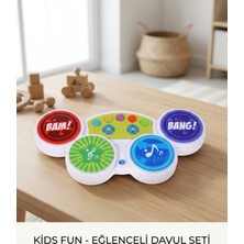 Can Oyuncak Pilli Dijital Bateri Davul Seti