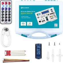 Elecrow Arduino Nano R4 Hepsi Bir Arada Başlangıç Seti (16 Modül, 20 Ders)