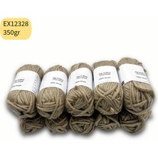 Oxford İplik Ihraç Fazlası 10'lu Paket 350GR Çok Yumuşak Kalın Akrilik Açık Vizon EX12328