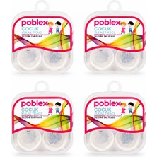 Poblex Silikon Kulak Tıkacı Çocuk -4 Kutu