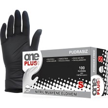 Oneplus Pudrasız Nitril Muayine Hijyen Temizlik Eldiveni - 100 Adet 1 Kutu