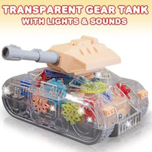 Magic Childs Renkli Eğitici Hareket Eden Tank - Çok Dilli ve Konuşan Işıklı Bebek Oyuncağı