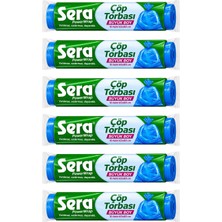 Sera Çöp Torbası Büyük Boy 10 Lu (65X80 Cm) x 6 Adet