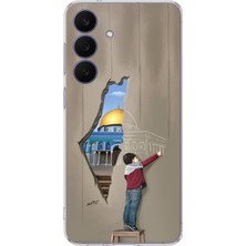 TechTree Galaxy 26 Fe Uyumlu Mescid-I Aksa Duvar Baskılı Silikon Kılıf