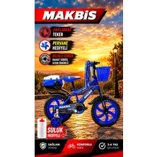 Makbis 15 Jant Mavi Çocuk Bisikleti Suluklu 2026 Yeni Sezon 3-6 Yaş