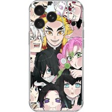 TechTree iPhone 18 Pro Uyumlu Demon Slayer Manga Baskılı Silikon Kılıf