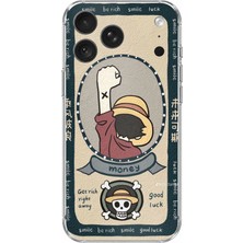 TechTree iPhone 18 Pro Uyumlu One Piece Dolar Baskılı Silikon Kılıf