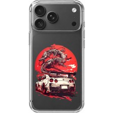 TechTree iPhone 18 Pro Uyumlu Gtr Ejderha Tasarımlı Baskılı Silikon Kılıf