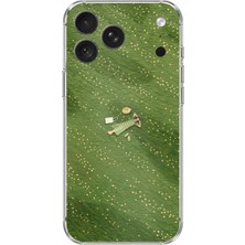 TechTree iPhone 18 Pro Uyumlu Zamanı Durduran Yeşil Papatya Düşleri Baskılı Silikon Kılıf