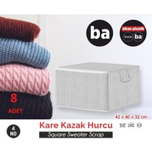 Bahometr Kare Kazak Hurcu Düzenleyici Tutma Kulplu Organizer Saklama Hurç  No4- BA035-( 8 Adet )