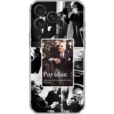 TechTree iPhone 18 Pro Uyumlu Atatürk Payidar Baskılı Silikon Kılıf