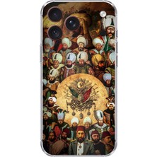 TechTree iPhone 18 Pro Max Uyumlu Osmanlı Padişahları Baskılı Silikon Kılıf