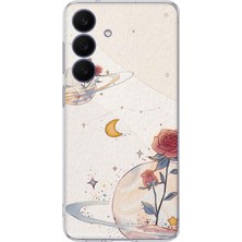 TechTree Galaxy 26 Fe Uyumlu Gezegen, Yıldız ve Gül Baskılı Silikon Kılıf