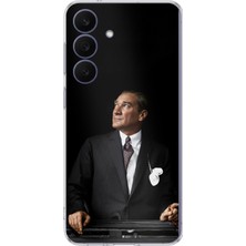 TechTree Galaxy 26 Fe Uyumlu Ufka Bakan Lider Atatürk Baskılı Silikon Kılıf