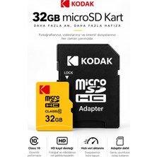 Kodak Class 10 32 GB Mıcro Sdhc Hafıza Kartı