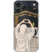 TechTree iPhone 18 Pro Uyumlu Kabe Aşkı Baskılı Silikon Kılıf