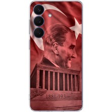 TechTree Galaxy 26 Fe Uyumlu Atatürk Portresi ve Anıtkabir Baskılı Silikon Kılıf