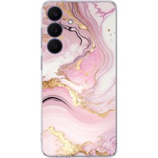 TechTree Galaxy 26 Fe Uyumlu Pembe Mermer Baskılı Silikon Kılıf