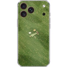 TechTree iPhone 18 Pro Max Uyumlu Zamanı Durduran Yeşil Papatya Düşleri Baskılı Silikon Kılıf