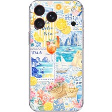 TechTree iPhone 18 Pro Max Uyumlu La Dolce Vita Italyan Rüyası Baskılı Silikon Kılıf