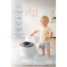 Babyjem Bebeğimin Ilk Tuvaleti Sifon Sesli Lazımlık Oturak