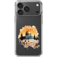 TechTree iPhone 18 Pro Uyumlu Mescid-I Aksa Tasarımlı Baskılı Silikon Kılıf