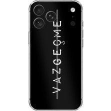 TechTree iPhone 18 Pro Uyumlu Vazgeçme Yazılı Baskılı Silikon Kılıf