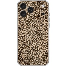 TechTree iPhone 18 Pro Uyumlu Leopar Tasarımlı Baskılı Silikon Kılıf