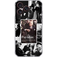 TechTree iPhone 18 Pro Max Uyumlu Atatürk Payidar Baskılı Silikon Kılıf