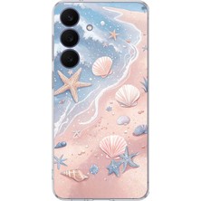 TechTree Galaxy 26 Fe Uyumlu Sahil Deniz Kabuğu Baskılı Silikon Kılıf