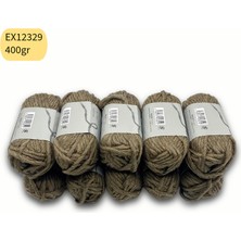 Oxford İplik Ihraç Fazlası 10'lu Paket 400GR Çok Yumuşak Kalın Akrilik Vizon EX12329