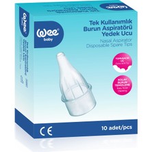 Wee Baby Burun Aspiratörü Nasal Yedek Ucu 10 Adet