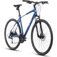 Carraro Sportive 225 Hd Fren 24 Vites 28 Jant Şehir Bisikleti Metalik Lacivert Gümüş 51 Kadro