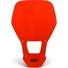 GP Kompozit Honda Africa Twin CRF1100L L2 / L4 2020-2024 Uyumlu Ön Cam Kırmızı - 46 cm